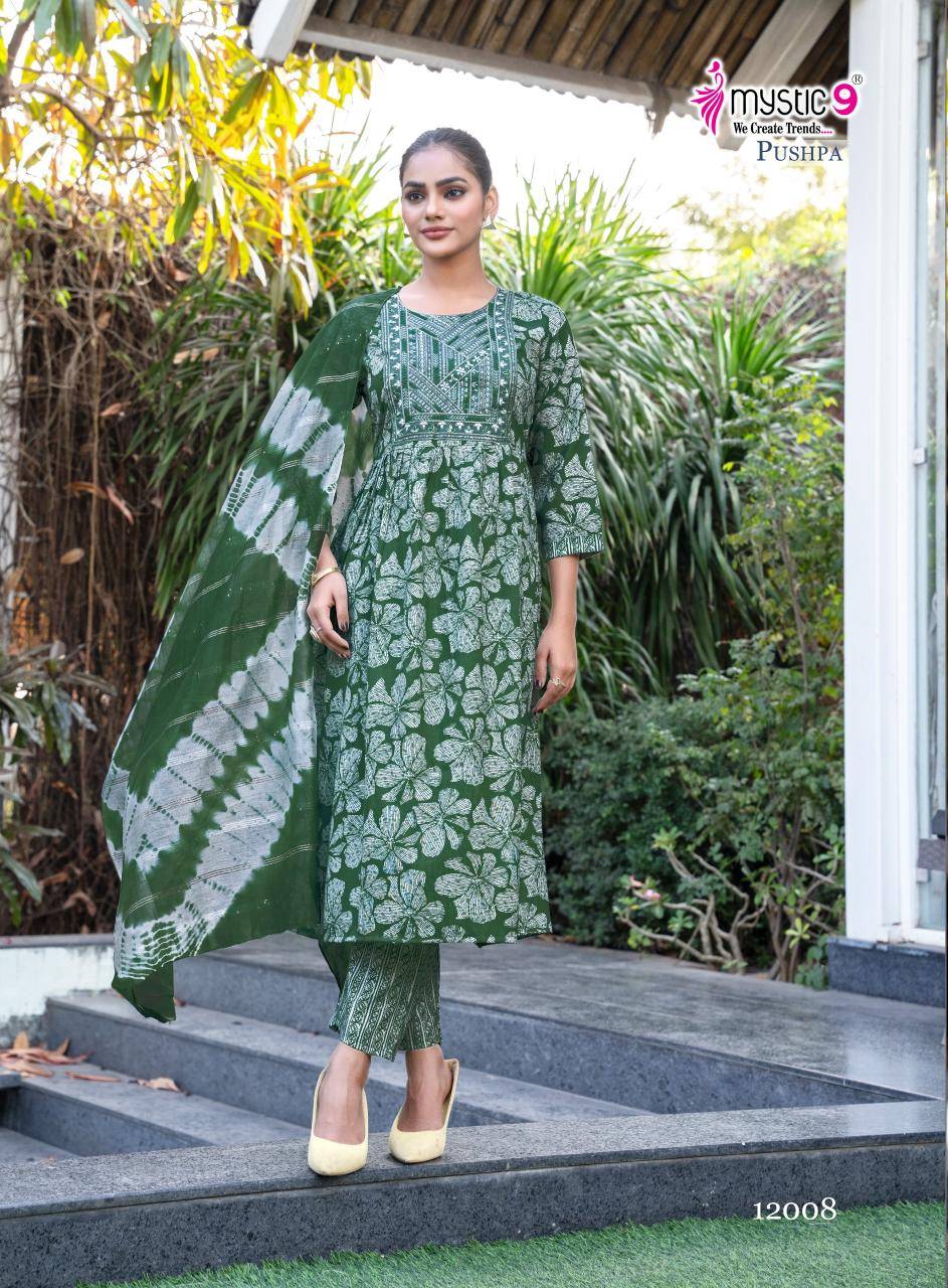 Mystic9 pushpa vol 12 Best kurti designs wholesale